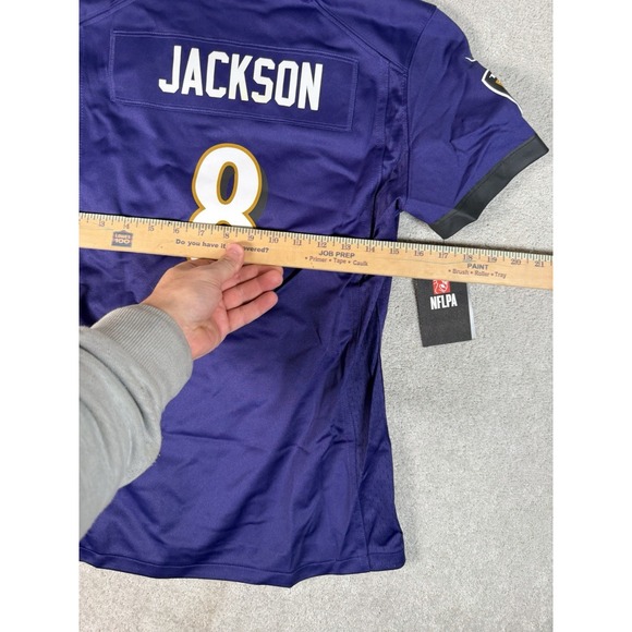 Nike Baltimore Ravens Lamar Jackson Jersey, Women Size S - Purple On Field New - Picture 4 of 7